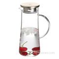 Frasco de vidro borosilicato Jarra com alça